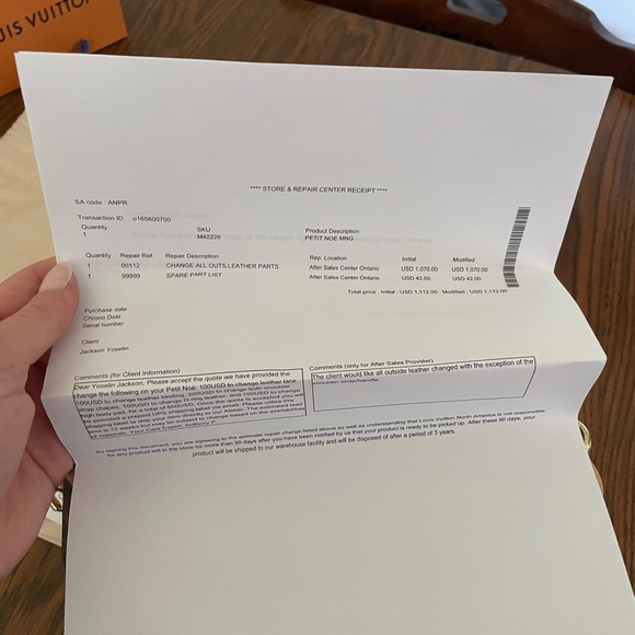 ♥️sold♥️Louis Vuitton Petite Noe Monogram Bucket Bag - Picture 16 of 16